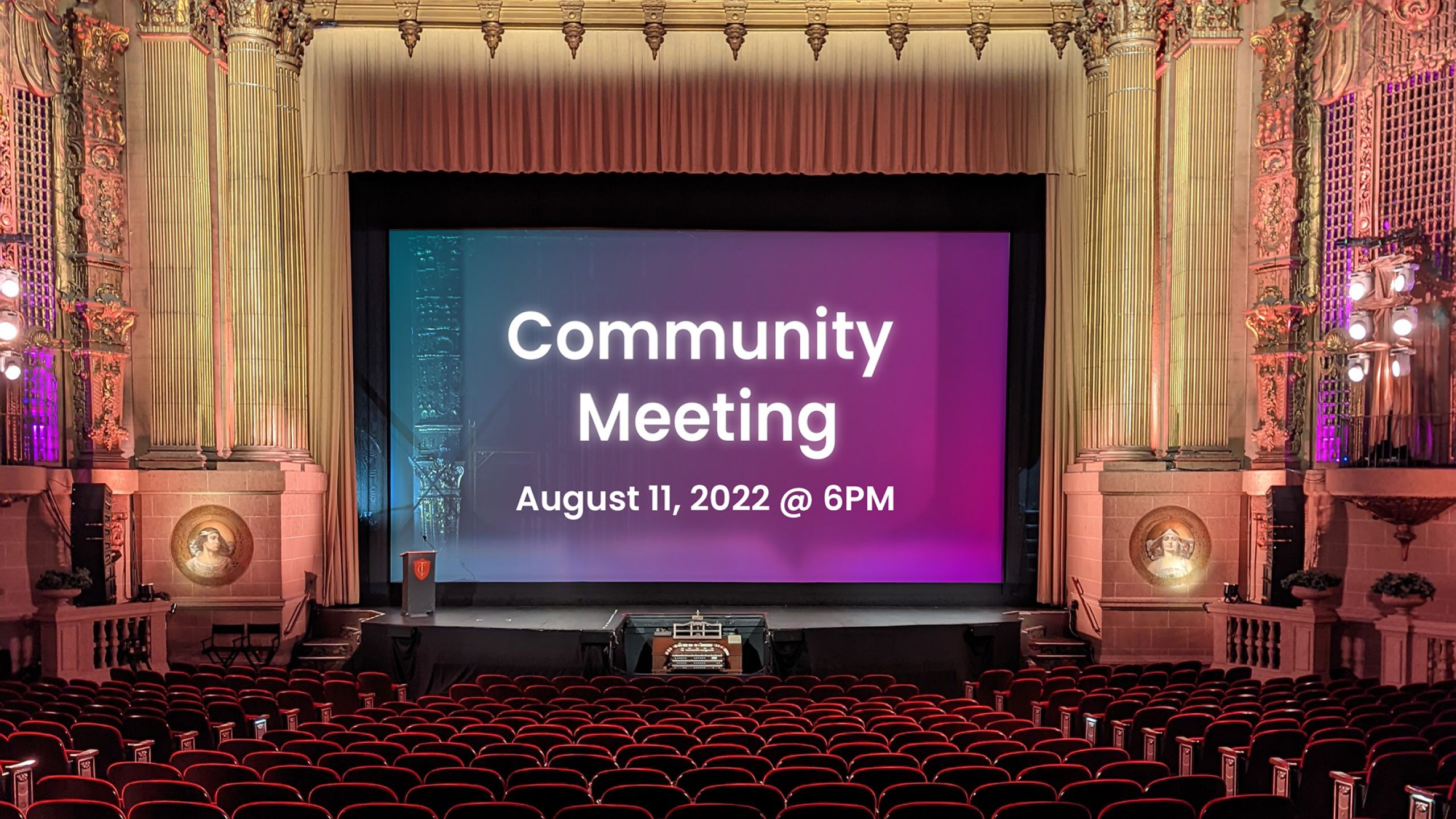 Community Meeting August 11, 2022 @ 6PM